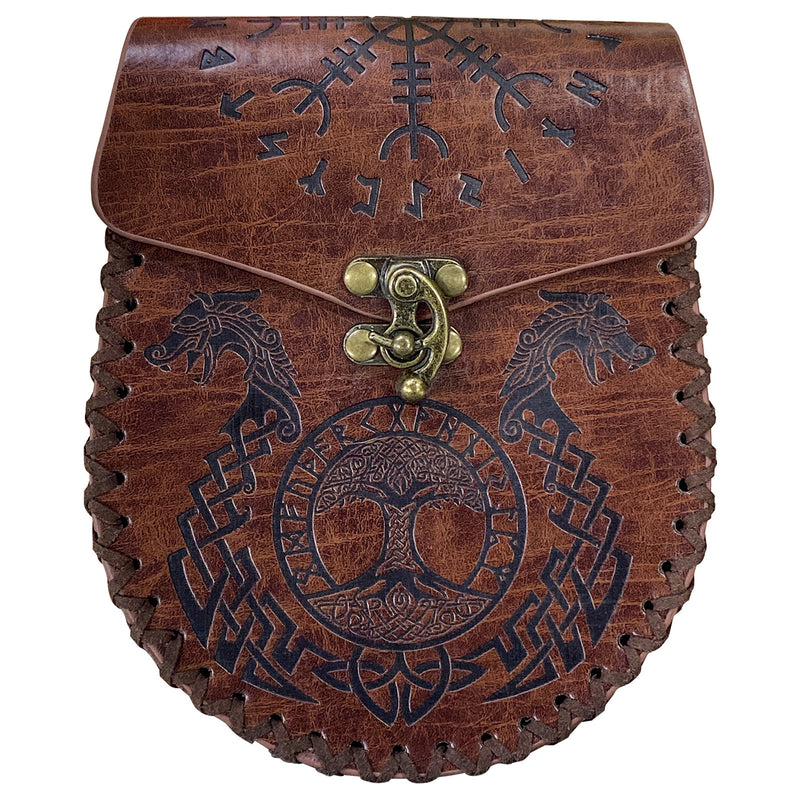Medieval hanging belt coin purse, view 2 - MRSLM