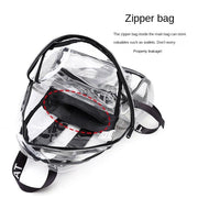 transparent jelly backpack, view 5 - MRSLM