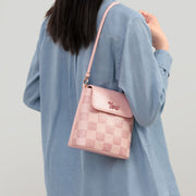 biscuit pattern crossbody bag, view 6 - MRSLM