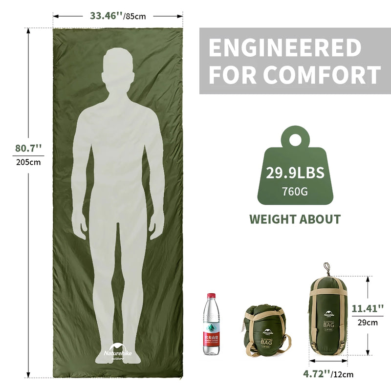 ultralight cotton sleeping bag, view 12 - MRSLM
