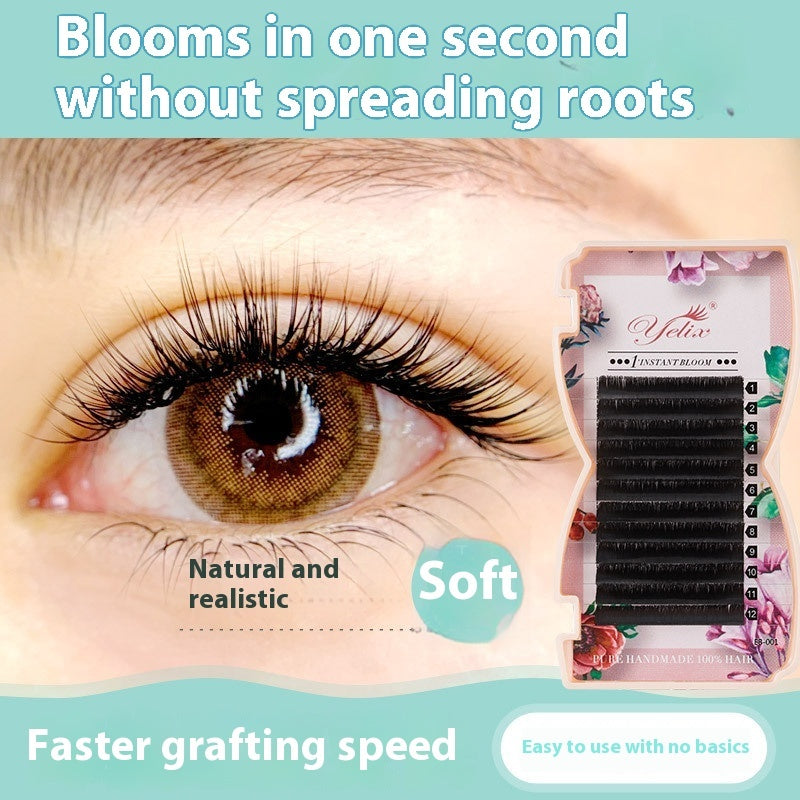 Natural dense flowering false eyelashes - MRSLM