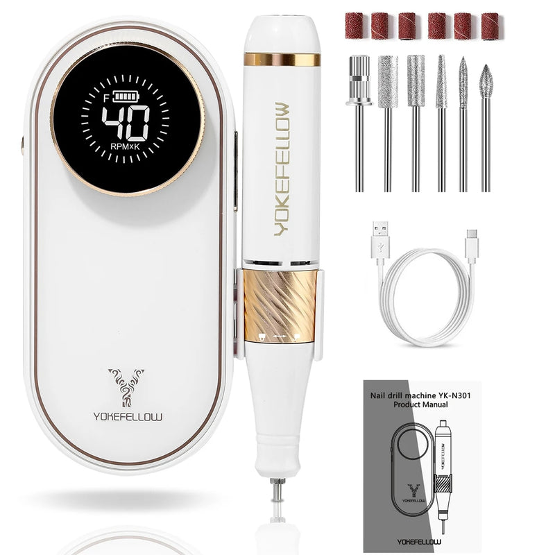 electric nail drill, view 4 - MRSLM