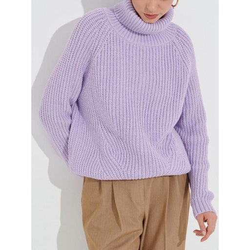 warm turtleneck sweater for women, view 5 - MRSLM