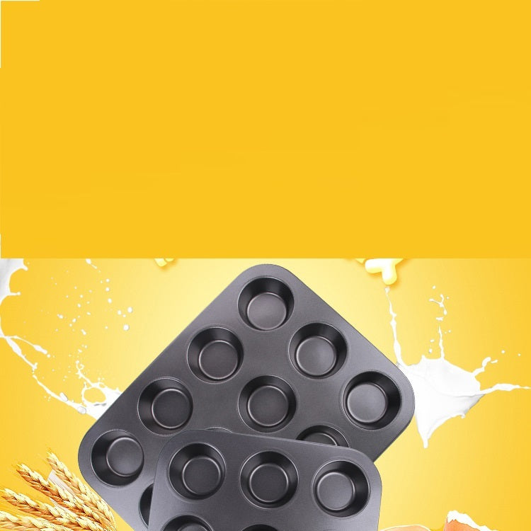 12-cup metal cake mold, view 3 - MRSLM