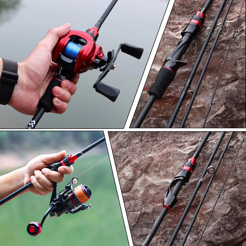 ultralight 2.1m carbon fiber fishing rod, view 5 - MRSLM