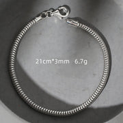 men's s925 silver chain bracelet, view 12 - MRSLM