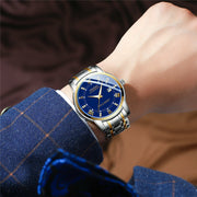 men's stainless steel luminous quartz watch, view 5 - MRSLM