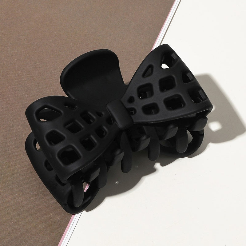 striped bow tie hairpin barrettes, view 14 - MRSLM