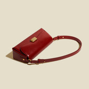 vintage leather shoulder bag, view 5 - MRSLM