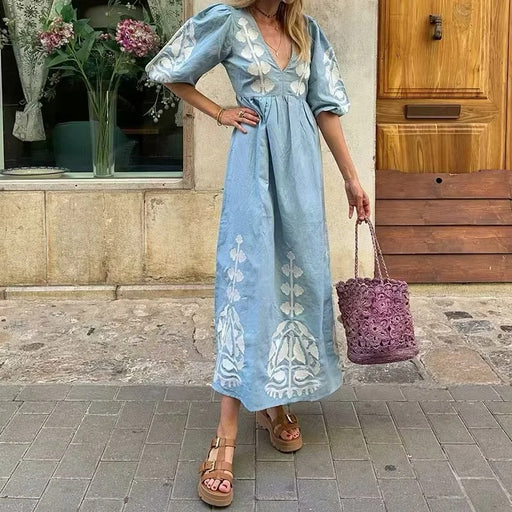 backless lace-up dress - MRSLM