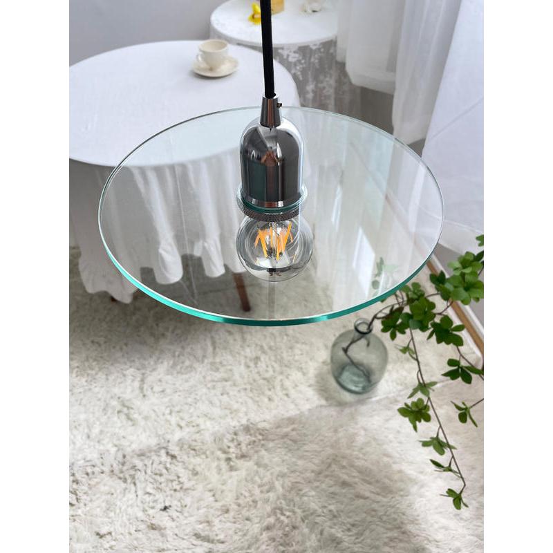 clear glass pendant light, view 6 - MRSLM