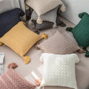 chenille knitted pillow cover, view 13 - MRSLM