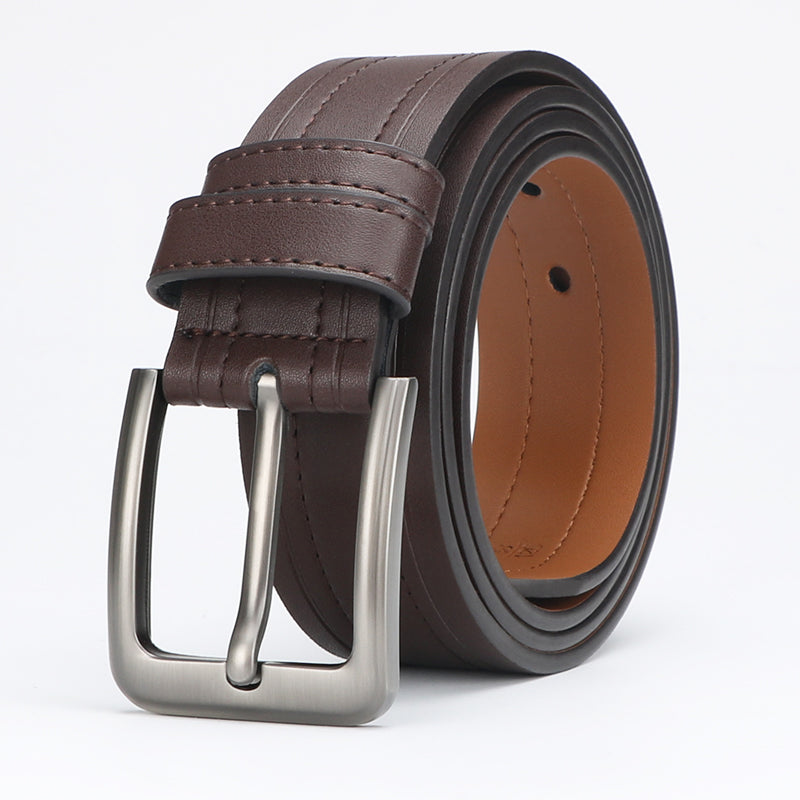 men's leather ratchet belt, view 5 - MRSLM