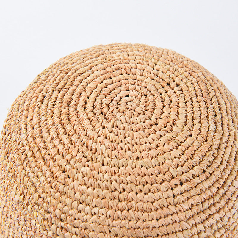 raffia straw hat, view 4 - MRSLM