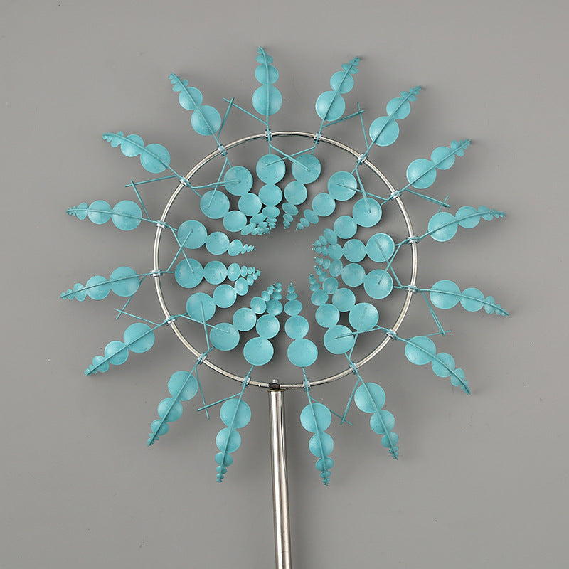 Color Metal Garden Windmill Decoration
