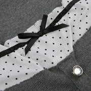 square collar short sleeve knit tee, view 7 - MRSLM