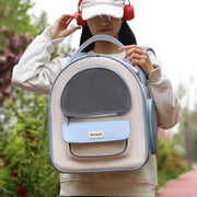 breathable foldable cat backpack, view 10 - MRSLM