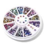 star shaped nail art rhinestones, view 4 - MRSLM