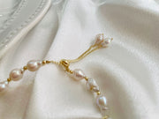 freshwater pearl heart bracelet, view 5 - MRSLM