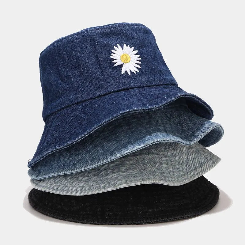 summer denim bucket hat, view 6 - MRSLM