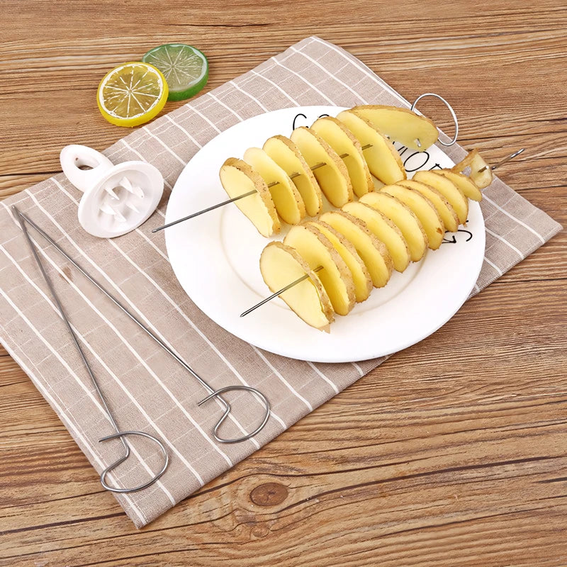 potato spiral bbq skewers, view 3 - MRSLM
