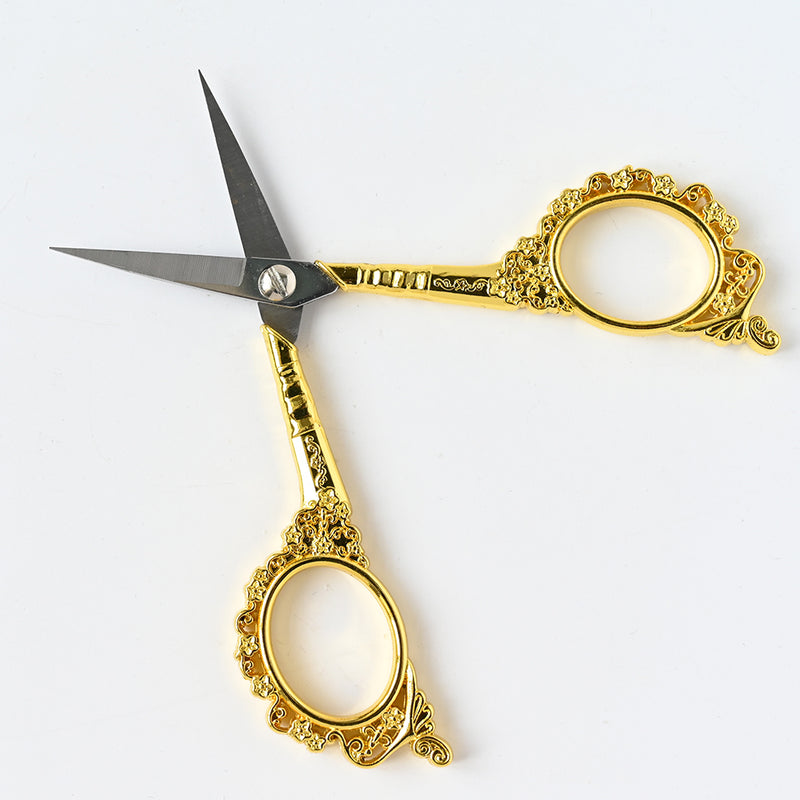 retro rose gold nail scissors, view 4 - MRSLM