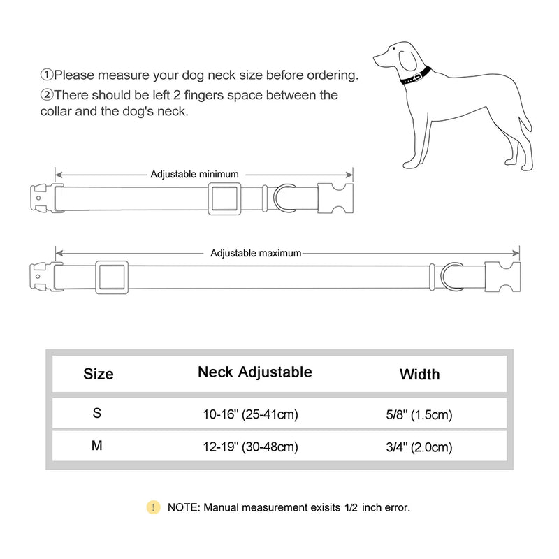 adjustable nylon dog collar, view 9 - MRSLM