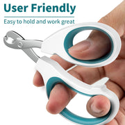 stainless steel cat and puppy nail clippers, view 3 - MRSLM