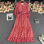 Long chiffon vacation dress, view 4 - MRSLM