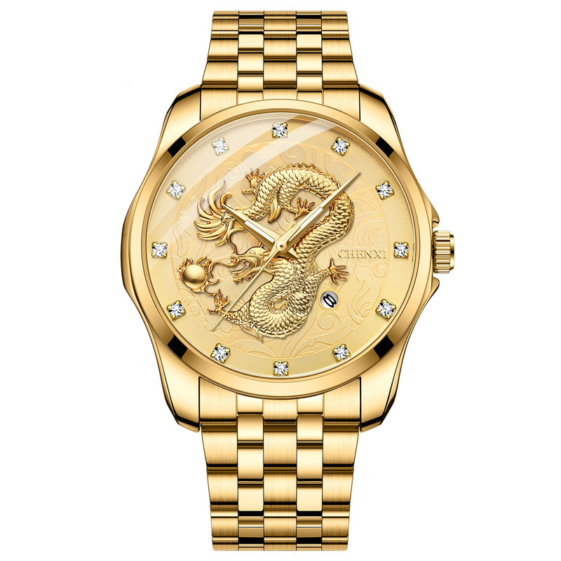 men's dragon totem mechanical watch, view 6 - MRSLM