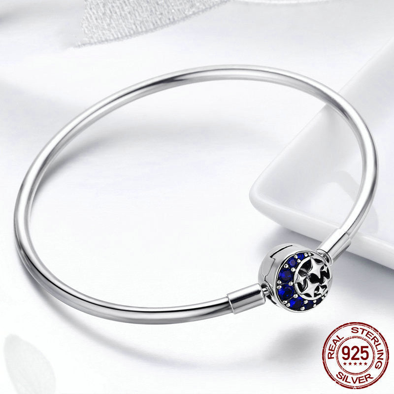 women's sterling silver star bracelet, view 3 - MRSLM