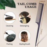 boar bristle wooden hair brush, view 7 - MRSLM