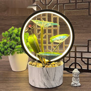 circulating water lotus ornament, view 4 - MRSLM
