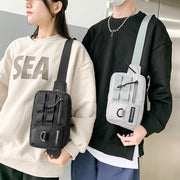 nylon crossbody shoulder bag, view 7 - MRSLM