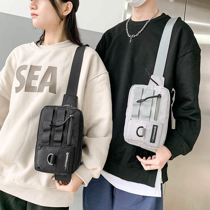 nylon crossbody shoulder bag, view 7 - MRSLM