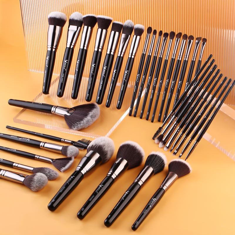 professional makeup brush set, view 3 - MRSLM
