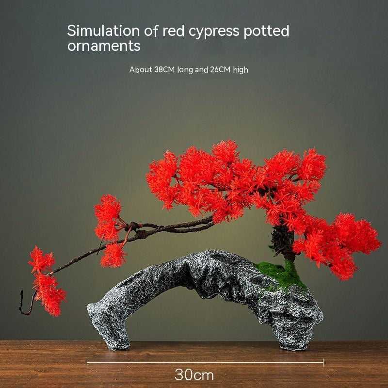 Artificial potted plant bonsai decor, view 10 - MRSLM