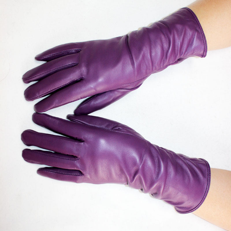women's retro sheepskin riding gloves - MRSLM