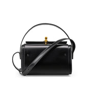 Small square leather shoulder bag, view 2 - MRSLM