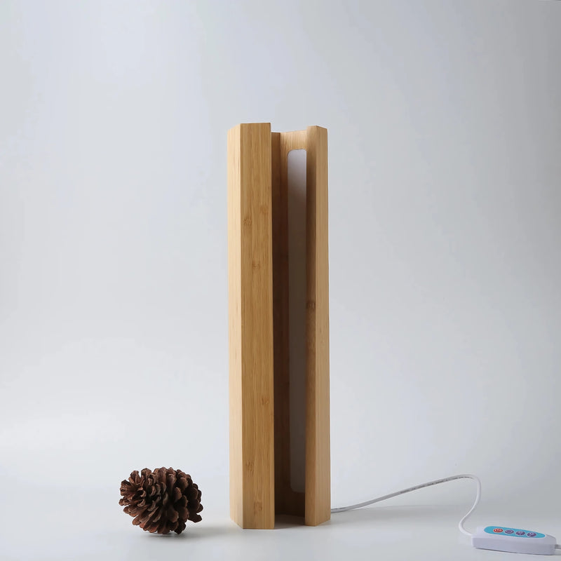 bamboo led table lamp, view 5 - MRSLM