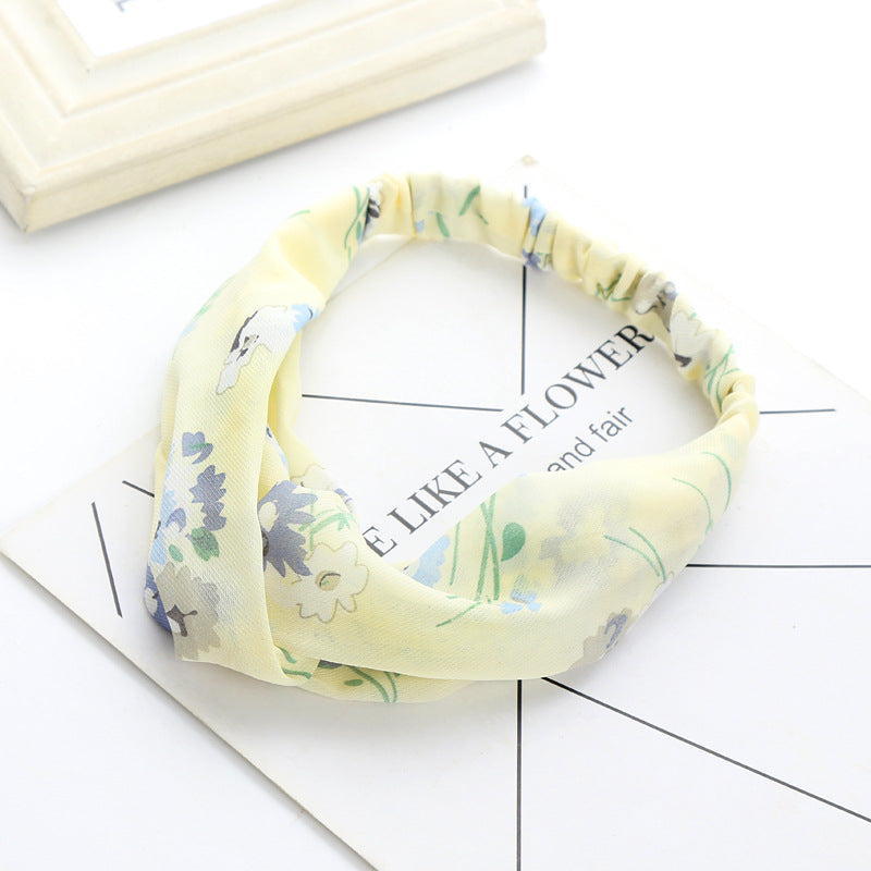 summer bohemian print headband, view 5 - MRSLM