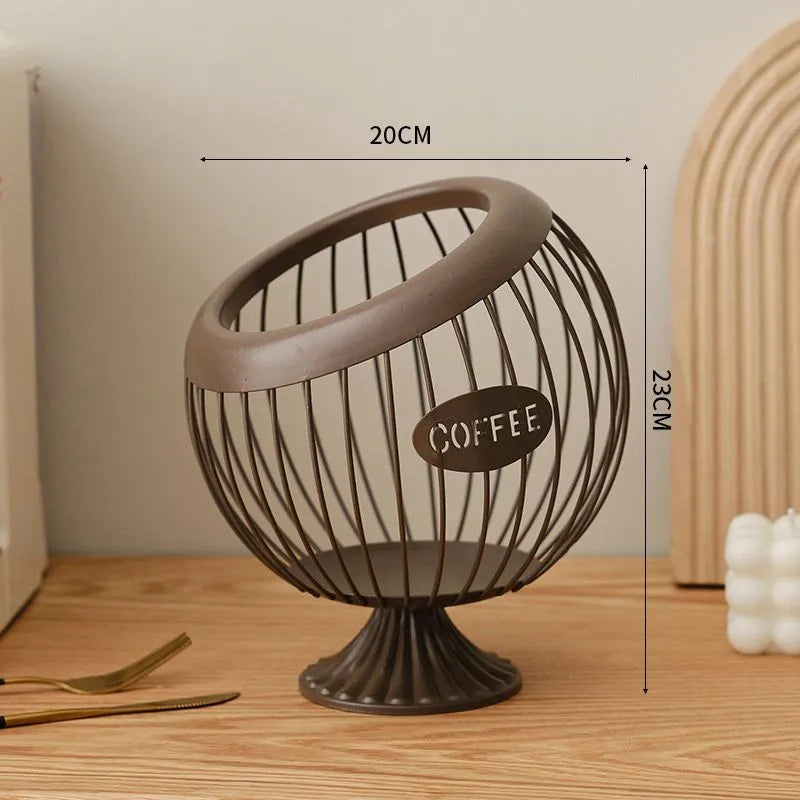 metal snack storage basket, view 2 - MRSLM