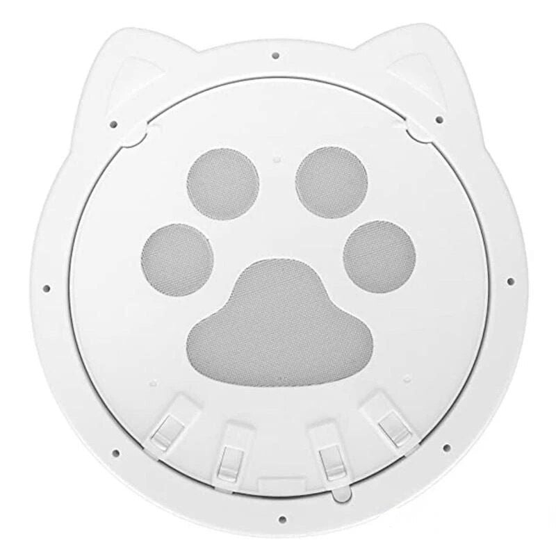Magnetic self-closing pet screen door, view 3 - MRSLM