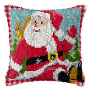 diy christmas embroidered cushion kit, view 21 - MRSLM