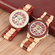 bamboo wood automatic watch - MRSLM
