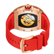 men's silicone band automatic watch, view 2 - MRSLM