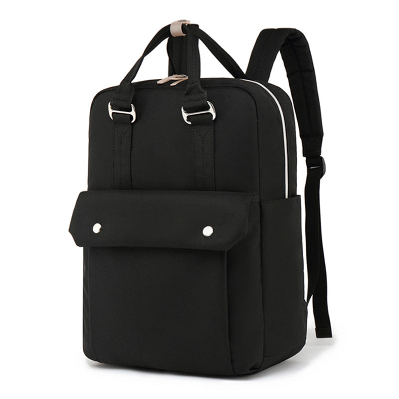 simple oxford cloth backpack, view 2 - MRSLM