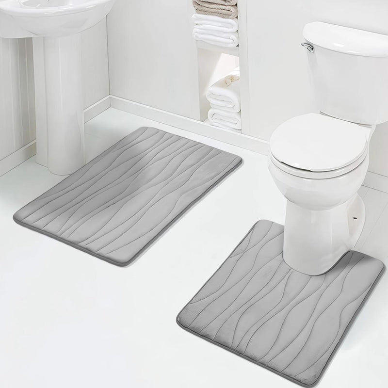 memory foam bathroom mat set - MRSLM