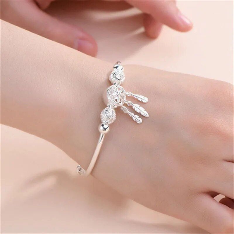 dream catcher adjustable bracelet, view 7 - MRSLM
