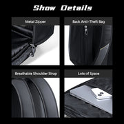 LED pixel display sling backpack, view 6 - MRSLM